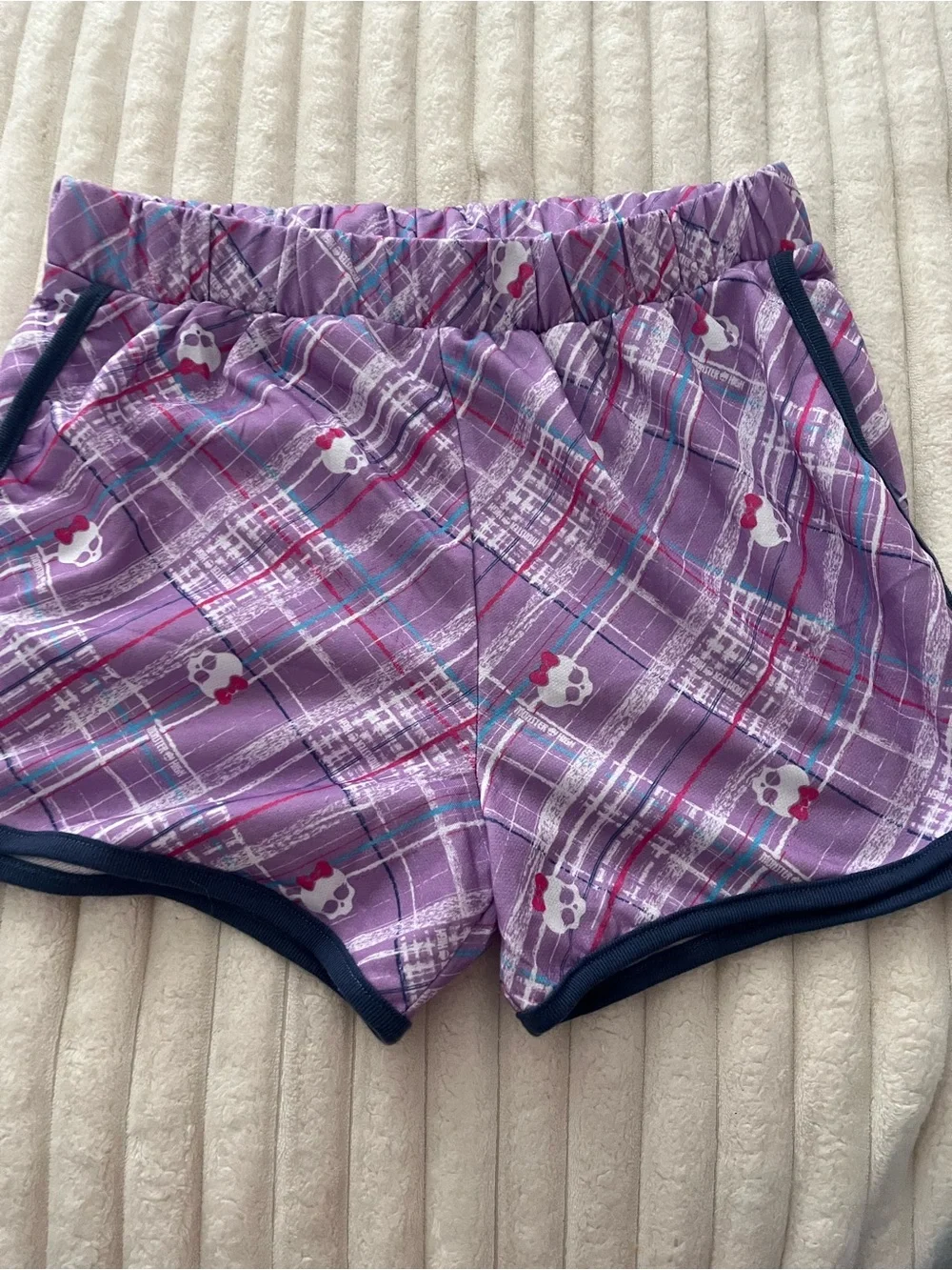 Girls Monster High Navy, Purple & Teal 'Let's Go Ghouls' Pajama Set